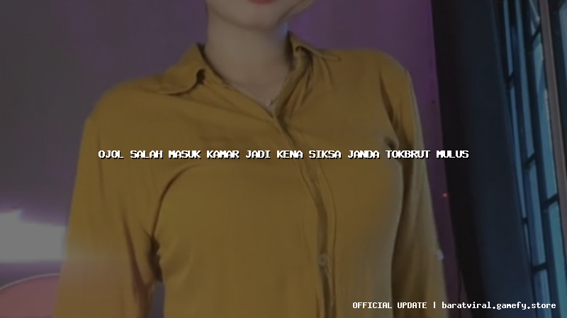 ojol salah masuk kamar jadi kena siksa janda tokbrut mulus