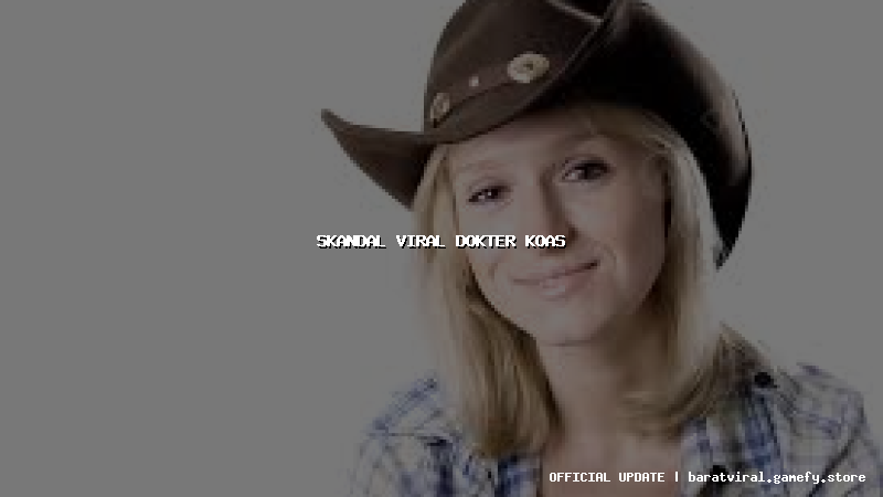 skandal viral dokter koas